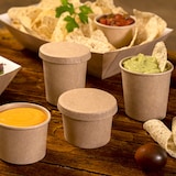 thumbnail of Garcia de Pou 1000 Unités - Couvercles Pour Petits Pots 230 + 18 Pe G/M2 Ø6,2 Cm Marron Carton