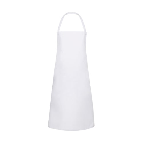 Basic Bib Apron Pinafore: One Size / White
