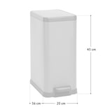 thumbnail of STM15 Mülleimer Treteimer 15l inkl. Inneneimer Softclose-Deckel Schwarz