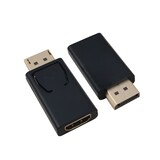thumbnail of Helos Adapter vergoldet, DisplayPort Stecker/HDMI Buchse, schwarz