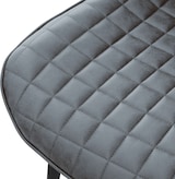 thumbnail of ML-Design Esszimmerstühle 6er Set Anthrazit – Kunstleder Sitzfläche, Rückenlehne, schwarze Metallbeine, Polsterstühle für Esszimmer & Büro