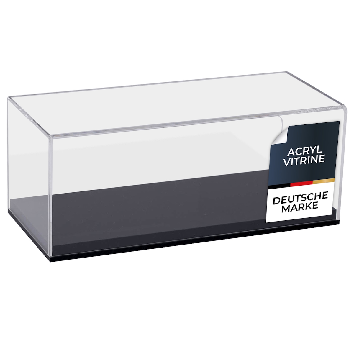 Acryl Vitrine für Modellautos, Figuren, HMF 46802, 27 x 12 x 11 cm