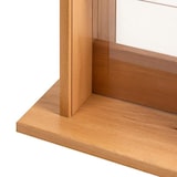 thumbnail of Porte-brochures "Midras" - PET G/bois de hêtre - vernis - 118 cm - VKF Renzel