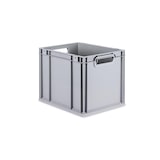 thumbnail of PROREGAL SparSet 10x Eurobox NextGen Economy mit Auflagedeckel & 4x Verschlüsse Gelb, Griffe offen, HxBxT 32x30x40cm, 30L, Eurobehälter, Box