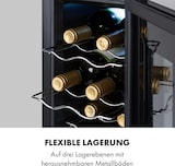thumbnail of Klarstein Bellevin 8 Uno Weinkühlschrank 23 Liter 11-18 °C LED Touch SingleZone Schwarz