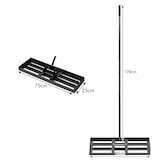 thumbnail of COSTWAY Metalen gazon nivellerende rake, gazon rake met ergonomische handvat, nivellerende zand bodem