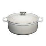 thumbnail of Cocotte ronde Le Chasseur 20 cm Macadamia 250.00 cl Blanc Rond Fonte émaillée Chasseur 28.00x22.00 cm