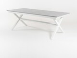 thumbnail of Mesa para exterior extensible 215-295 cm de Aluminio Color Blanco y gris