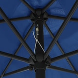 thumbnail of Helloshop26 - Parasol d'extérieur et mât en aluminium 270 x 246 cm bleu azuré 02_0008287