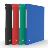 thumbnail of Lot de 20 Classeur Memphis A4, 4 ann. ø15, dos 20mm, en polypro coloris assortis (4)