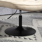 thumbnail of SVITA HENRY Loungestuhl Cocktailsessel Drehfuß Loungesessel Cordbezug Beige