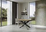 thumbnail of Ausziehbarer Tisch 90x120/380 cm Gestell Volantis Evolution Eiche Natur Anthrazit