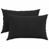 thumbnail of vidaXL Sofakissen 2 pcs Schwarz 60 x 40 cm Cordstoff