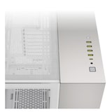 thumbnail of Corsair 6500x Mid Tower Pc Case, White Satin Gray Aluminum