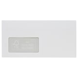 thumbnail of SIGMA Envelop DL, 80g/m2, PS, met venster, wit, 100 stuks