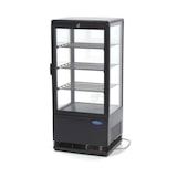 thumbnail of Maxima - Vitrine réfrigérée 78L 43cm - 3 étagères, verre sur 4 côtés, LED, serrure, régulateur de température numérique - 42.8x38.6x96 cm