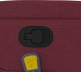 thumbnail of vidaXL Massagesessel Weinrot Stoff