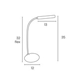 thumbnail of Lampe sur batterie Nelly, à LED, coloris blanc