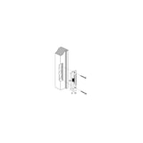 thumbnail of Gâche galet encastrable réversible pour porte bois, 98x18x9mm, Europa-Secury-Fercomatic, E-11351-00-0-1 - FERCO by THIRARD
