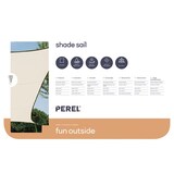 thumbnail of Sombreado velo, repelente de agua, 3.6 x 3.6 m, 160 g/m², poliéster, cuadrado, crema