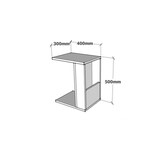 thumbnail of Skye Decor, Star- Star MCL, Weiß, Couchtische, 50x30x40 cm, 100% Melaminbeschichtete Partikelplatte