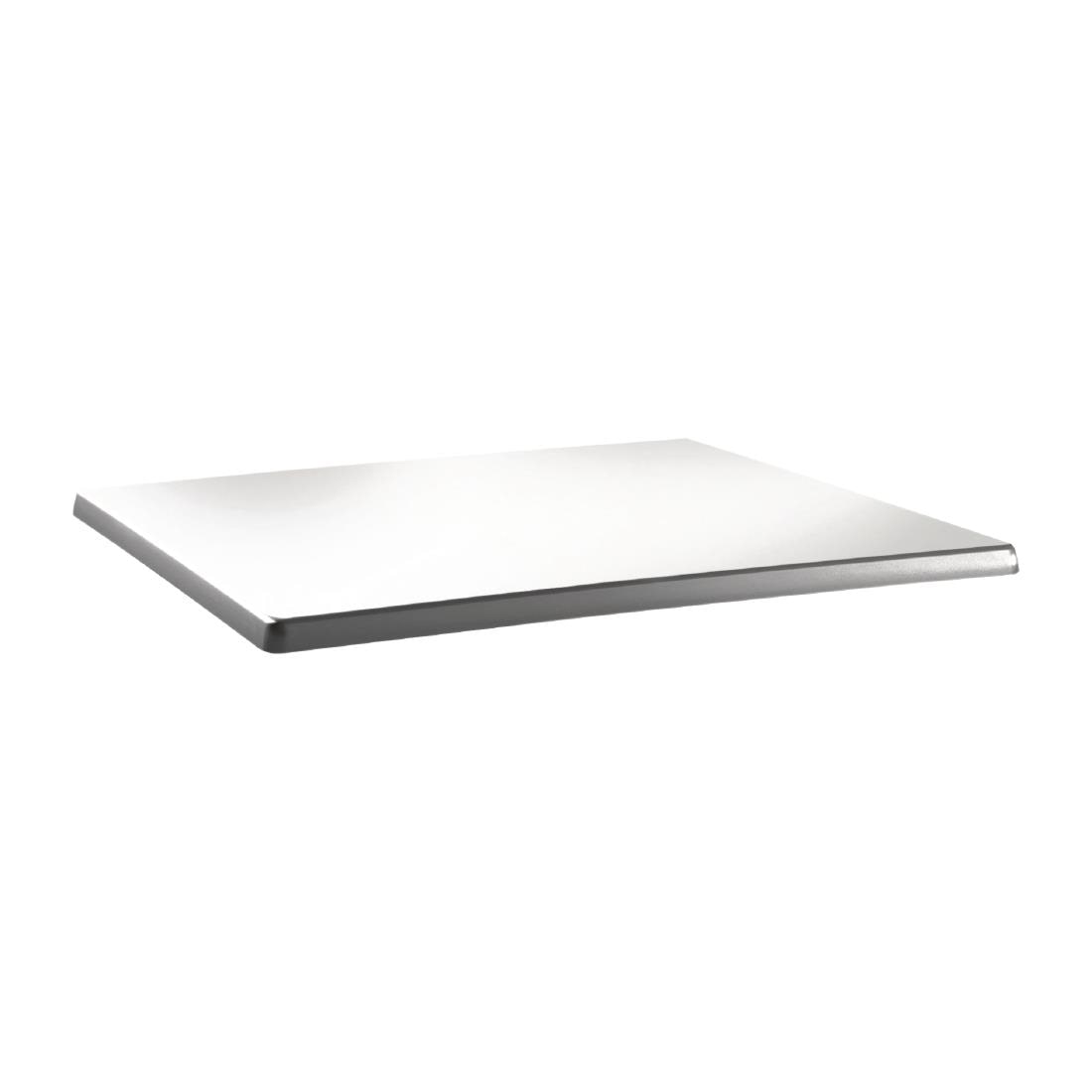 Topalit Classic Line rechthoekig tafelblad wit 110 x 70 cm
