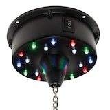 thumbnail of Boule à Facettes Argentée 50cm FXLab avec deux points de suspension + Moteur de boule à facettes LED à batterie FXLAB