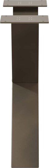thumbnail of vidaXL Couchtischbeine X-Form 2 Stk. Naturstahl 60x(42-43) cm Stahl