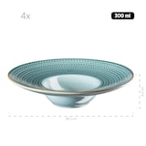 thumbnail of MÄSER Pastateller 26,2 cm BLAU 4-er Set, 593329