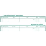 thumbnail of Exacompta - Réf. 4410E - 1 Piqûre 24x32cm Livre chronologique des recettes - Registre des achats - Spécial micro-entrepreneurs - 80 pages