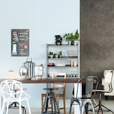 thumbnail of Securit® Wandtafel – Beton- und Korkoptik – Kreidemarker und Montageset inklusive
