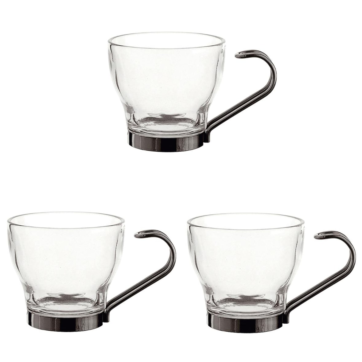 Quid Supreme - Set 3 Tazas Vidrio 11Cl