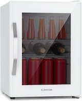 thumbnail of Beersafe M Quartz Kühlschrank 33 Liter 2 Böden Panoramaglastür Weiß