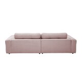 thumbnail of KAWOLA Sofa MIKA Ecksofa Cord rosa Longchair rechts