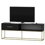 thumbnail of TV Lowboard Mira Schwarz Gold mit Metall Füße 9635