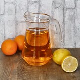 thumbnail of Valentin 2er Set Glaskrug 1,15L Milch-Kanne mit Henkel Wein-Karaffe Limo Saft