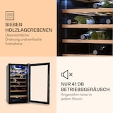 thumbnail of Klarstein Vinamour 26 Uno Weinkühlschrank 26 Flaschen 88 Liter Edelstahl LED Edelstahl