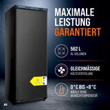 thumbnail of GastroHero Bierkastenkühlschrank 600 für 8 Kästen 562 Liter Energieeffizienz A Getränkekühlschrank 0 bis +8 °C Schwarz