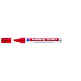 thumbnail of edding 3300 Permanentmarker 100% Recycelt Breit Keilspitze 1 - 5 mm Rot Nachfüllbar Wasserbeständig