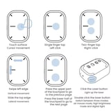 thumbnail of Souris Sans Fil Magnétique Bluetooth Avec Pavé Tactile Autonomie 25 Jours YONIS