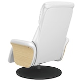 thumbnail of vidaXL Massagesessel mit Fußteil Weiß Kunstleder