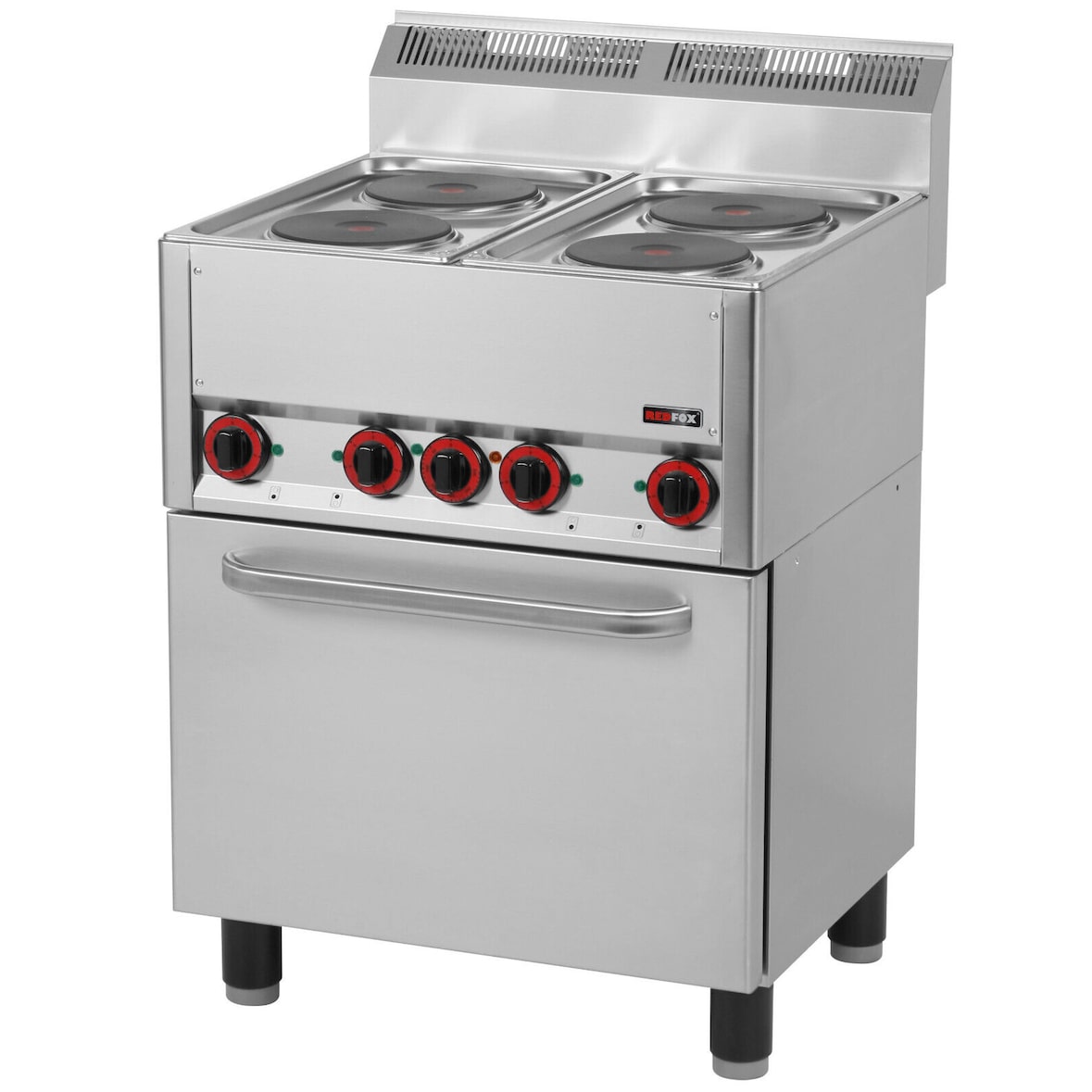 Gastro elektrische kookplaat 4 platen met oven 11.13kW E-Stove Oven Convectie