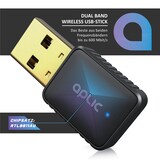 thumbnail of Aplic WLAN-Dongle, WiFi Stick Dual Band 600 MBit/s 2,4 GHz + 5 GHz / 802.11 ac/n/g/b/h