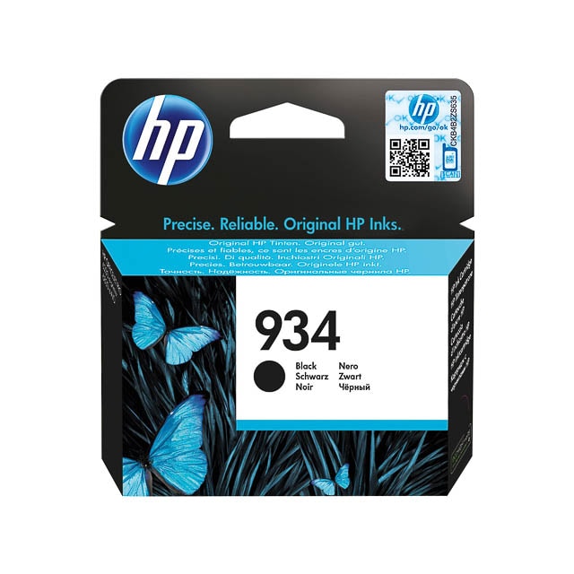 HP 934 Noir Cartouche d'encre ORIGINALE - C2P19AE