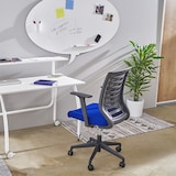 thumbnail of Rocada silla respaldo malla y asiento rojo