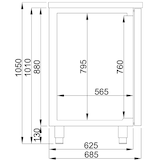 thumbnail of Biertheke 2 Türen 1L
