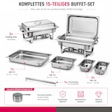 thumbnail of ZORRO Chafing Dish Starter Set | 15-delig | Incl. GN-bak | Professionele buffetoplossing 590x357x292mm
