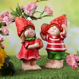 thumbnail of Dekofigur Erdbeerjunge Fritz mit Erdbeere Gartendeko H: 18,5cm
