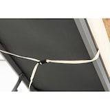thumbnail of Auflage für Sonnenliege und Gartenliege wasserdicht abziehbar 8 cm, gepolstertes Komfortkissen mit Haken und Gurten, Garten, Terrasse - Creme