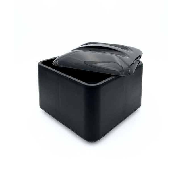 Mc Ristorazione, Bandeja para cubitos de hielo, PP, 23x23x19,5 cm, Negro